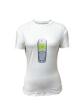 Solid Color Printed Fashion T-shirt Top