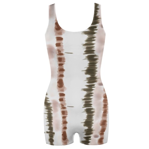 1 Piece Custom Casual Digital Printing Sleeveless U Neck Rompers