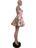 Summer Sling Princess Bubble Skirt Mini Dress
