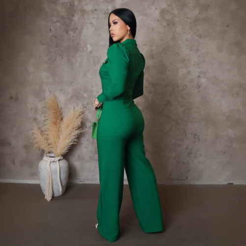 Sexy Ladies Fashion Wide Leg Club Business Party Jumpsuit