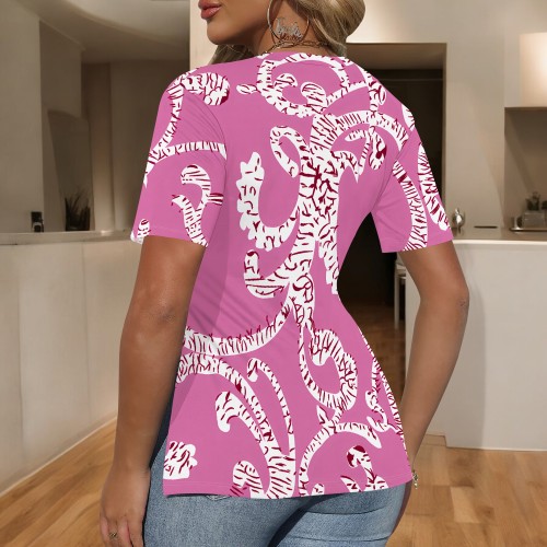 1 Piece Custom Casual Digital Printing Short Sleeve Shirt Tops