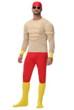 Mens Padded Muscle Chest Lifeguard Baywatch Book Week Costume