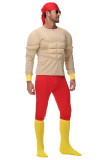 Mens Padded Muscle Chest Lifeguard Baywatch Book Week Costume