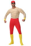 Mens Padded Muscle Chest Lifeguard Baywatch Book Week Costume