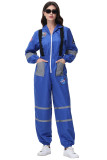 Astronaut Spacesuit Adult Female Blue Astronaut Performance Stage Costume