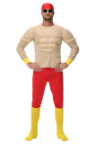 Mens Padded Muscle Chest Lifeguard Baywatch Book Week Costume