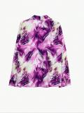 Women's Gilded Decades Button Front Casual Long Sleeve Blouse