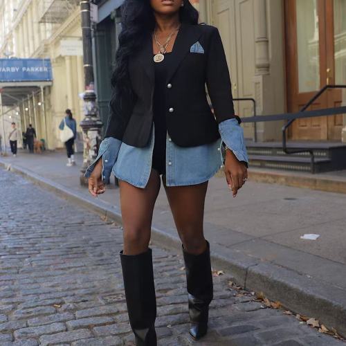 Blazing through Denim Blazer