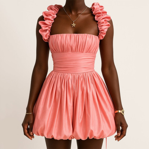 Summer Halter Strapless High Waist Sleeveless Club Dress