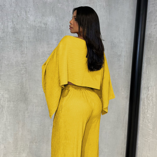 Women's 2 Piece Outfits Off Shoulder Tracksuits Long Sleeve Pullover Jogger Pants