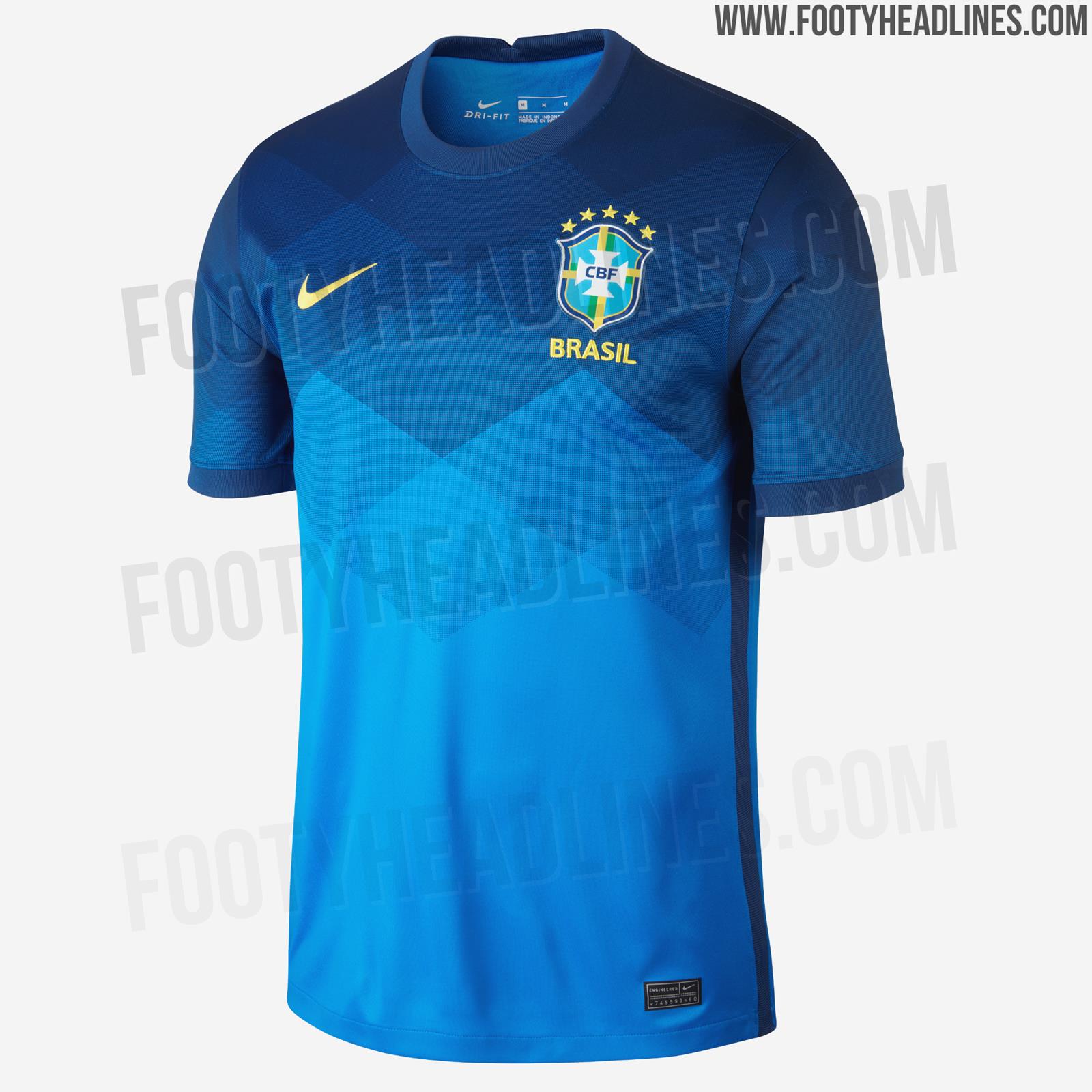 US$ 15.8 - Brazil Away Jersey Mens 2020 - www ...