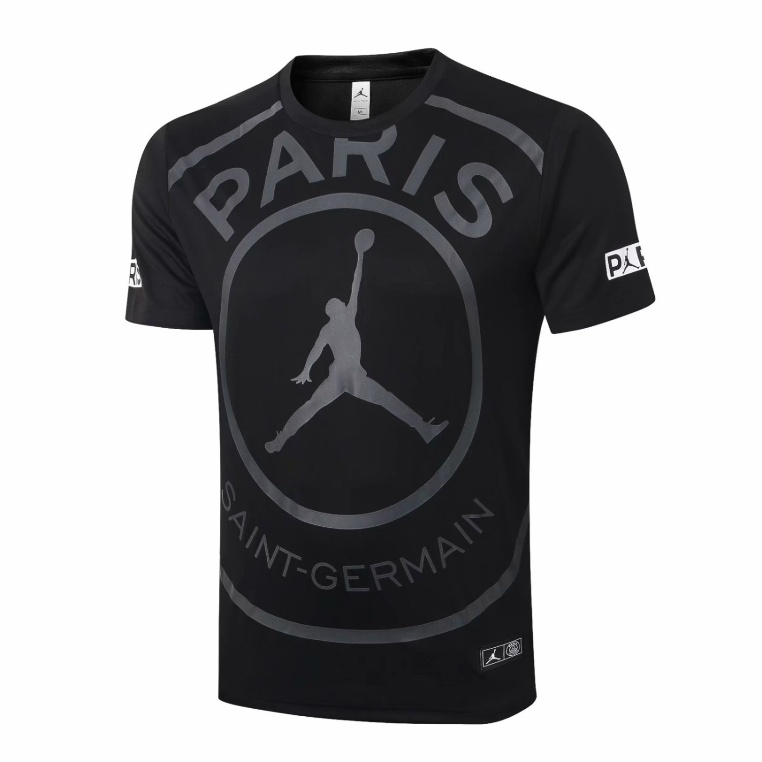 US$ 15.8 - PSG x Jordan Black T-Shirt Mens 2020/21 - www ...