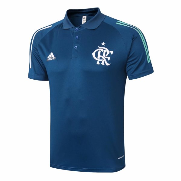 Mens Flamengo Polo Shirt Blue 2020/21