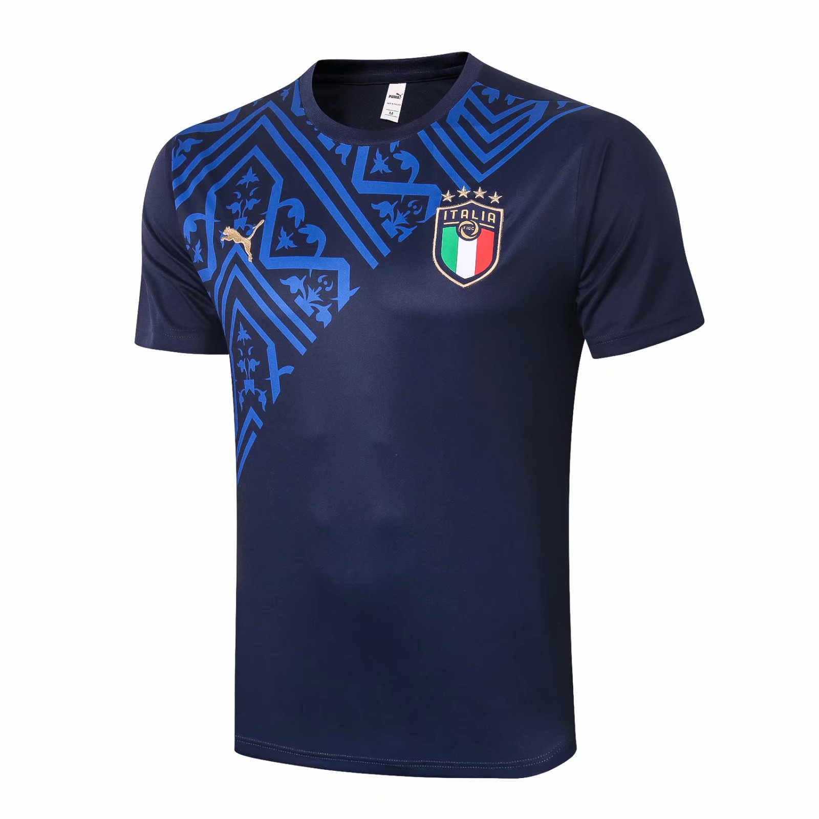 US$ 15.8 - Italy Short Training Navy Jersey Mens 2020/21 ...
