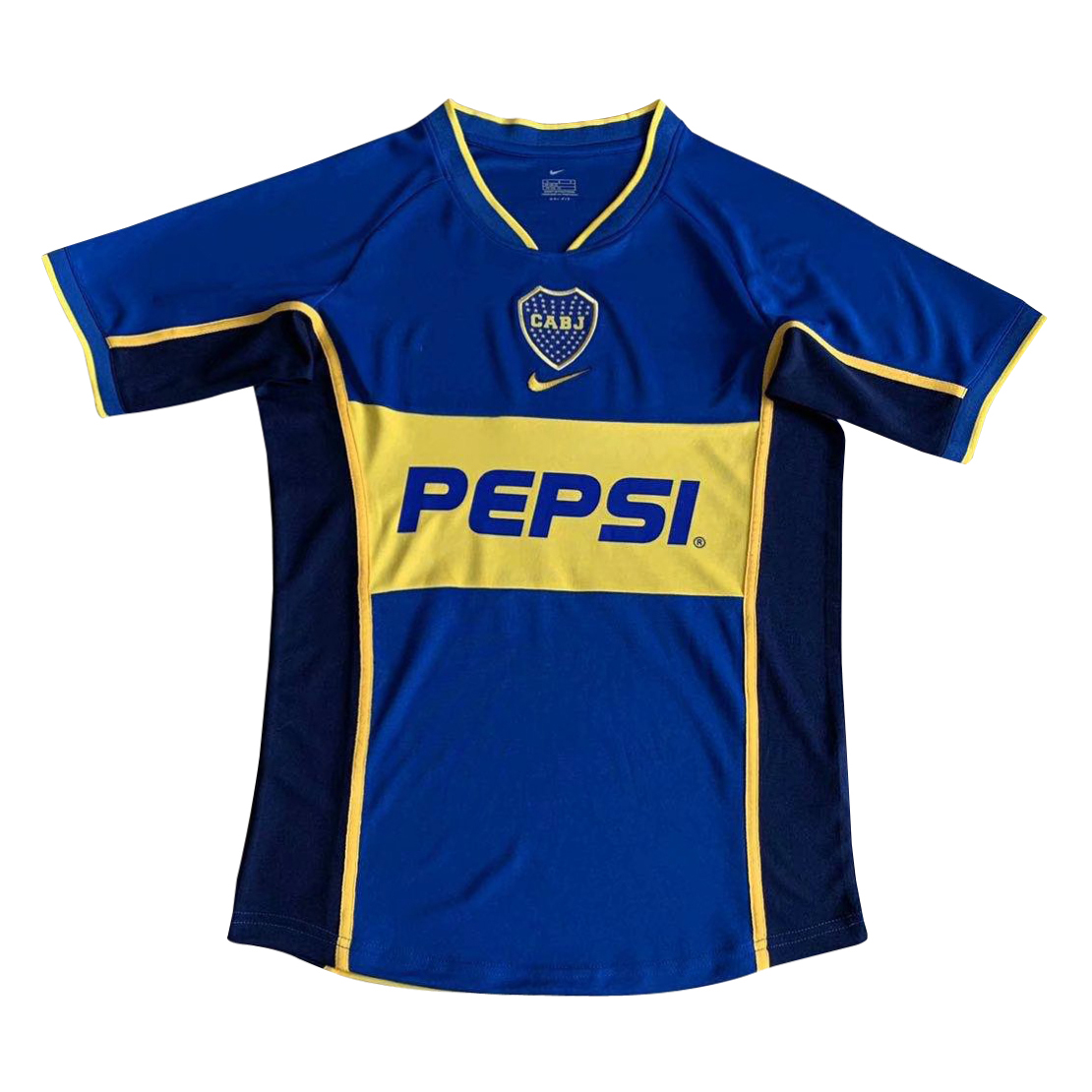 US$ 18.80 - Boca Juniors Retro Home Jersey Mens 2002 - www ...