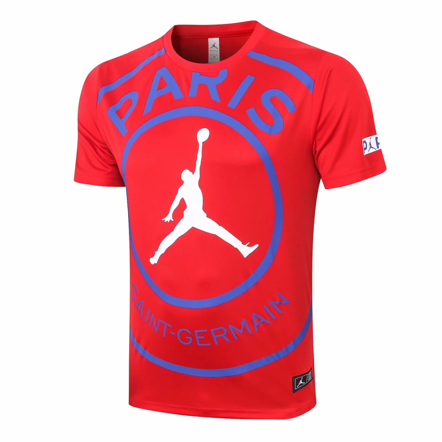 US$ 15.8 - PSG x Jordan Red T-Shirt Mens 2020/21 - www ...