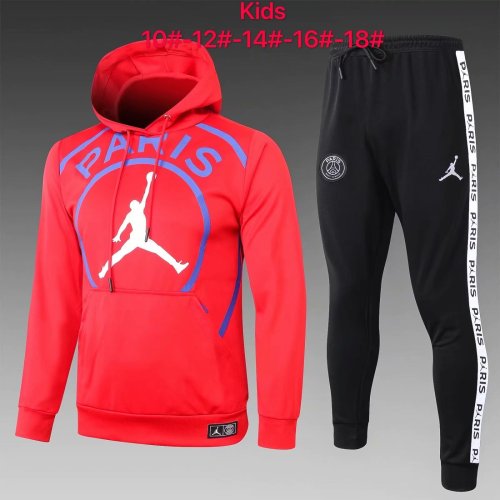 Us 33 8 Kids Psg Jordan Hoodie Sweatshirt Pants Suit Big Logo Red 2020 21 M Fcsoccerworld Com