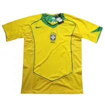 Brazil Retro Home Jersey Mens 2004