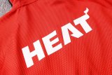 Mens Miami Heat Hoodie Jacket + Pants Training Suit Red 2020/21