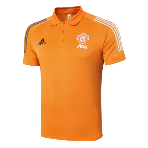 Us 15 8 Mens Manchester United Polo Shirt Orange 2020 21 M Fcsoccerworld Com