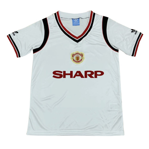 Us 18 8 Manchester United Retro Away Jersey Mens 1984 M Fcsoccerworld Com