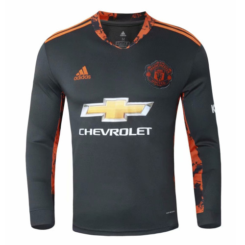 Us 16 8 Manchester United Goalkeeper Black Jersey Long Sleeve Mens 2020 21 M Fcsoccerworld Com