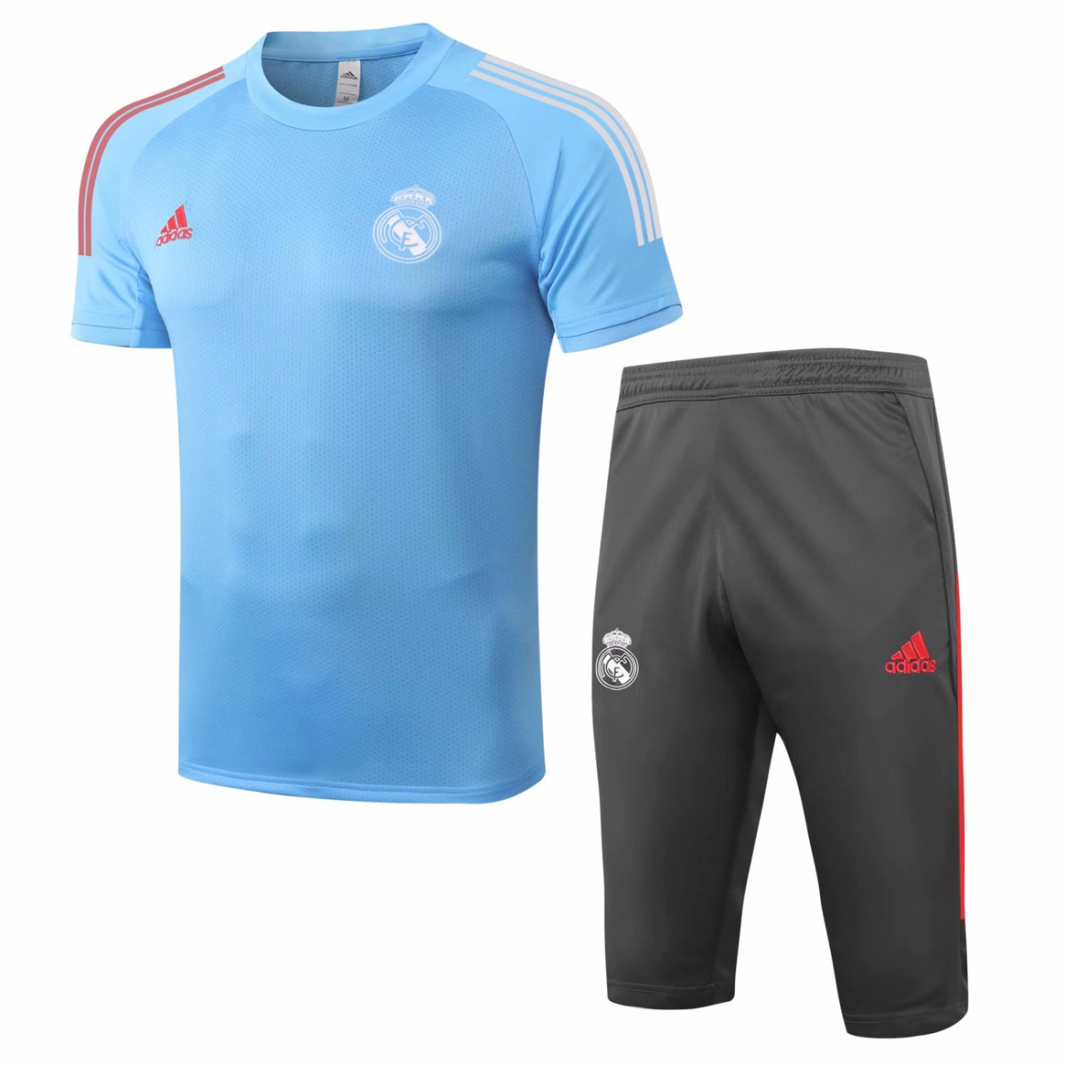 US$ 28.80 - Mens Real Madrid Short Training Suit Blue 2020 ...