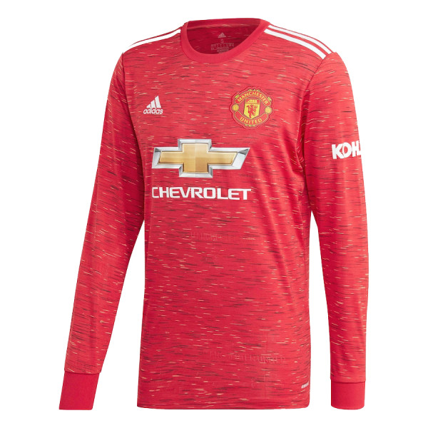 US$ 16.8 - Manchester United Home Jersey Long Sleeve Mens ...