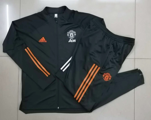 Us 35 8 Kids Manchester United Jacket Pants Training Suit Olive Green 2020 21 M Fcsoccerworld Com