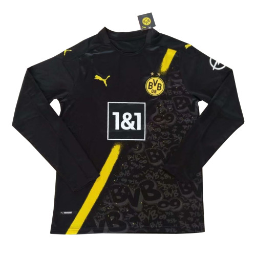 Us 16 80 Borussia Dortmund Away Jersey Long Sleeve Mens 2020 21 M Fcsoccerworld Com