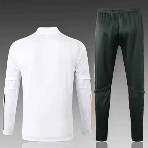 Us 35 8 Kids Manchester United Jacket Pants Training Suit White 2020 21 M Fcsoccerworld Com