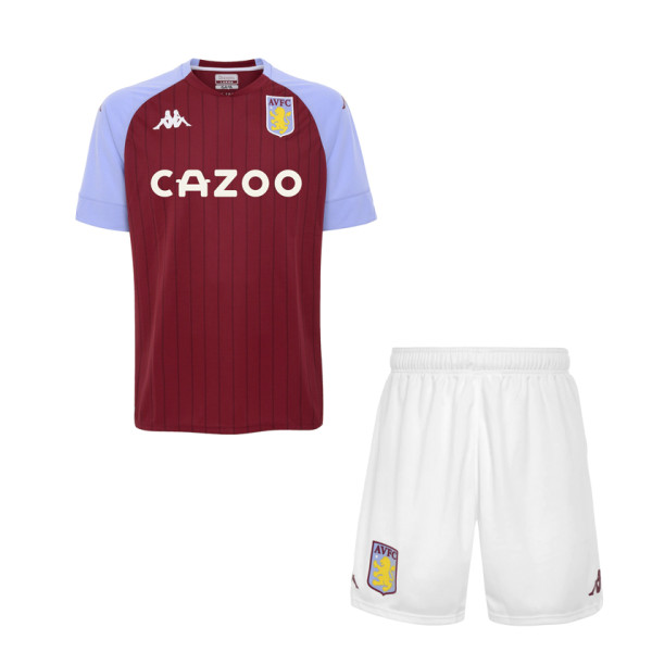US$ 14.8 - Aston Villa Home Jersey Kids 2020/21 - www.fcsoccerworld.com