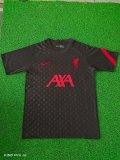 Mens Liverpool Short Training Jersey Black 2020/21