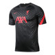 Mens Liverpool Short Training Jersey Black 2020/21