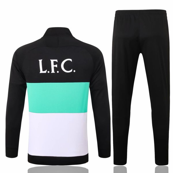 US 38.80 Mens Liverpool Jacket + Pants Training Suit BlackGreen