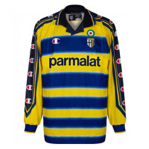 Mens Parma Calcio Retro Home Jersey Long Sleeve 1999/2000