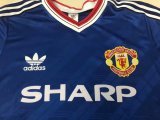 Manchester United Retro Away Jersey Long Sleeve Mens 1986/1987