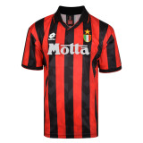 AC Milan Home Retro Jersey Mens 1993/1994
