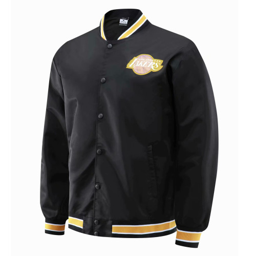 Us 28 8 Mens La Lakers Full Snap Jacket Black 2020 21 M Fcsoccerworld Com