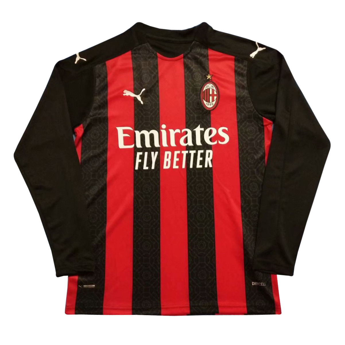 US$ 16.8 - AC Milan Home Jersey Long Sleeve Mens 2020/21 - www.fcsoccerworld.com