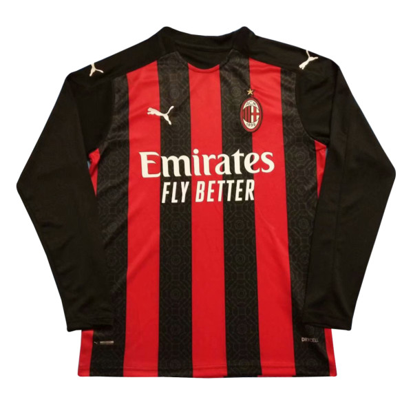 US$ 16.8 - AC Milan Home Jersey Long Sleeve Mens 2020/21 ...