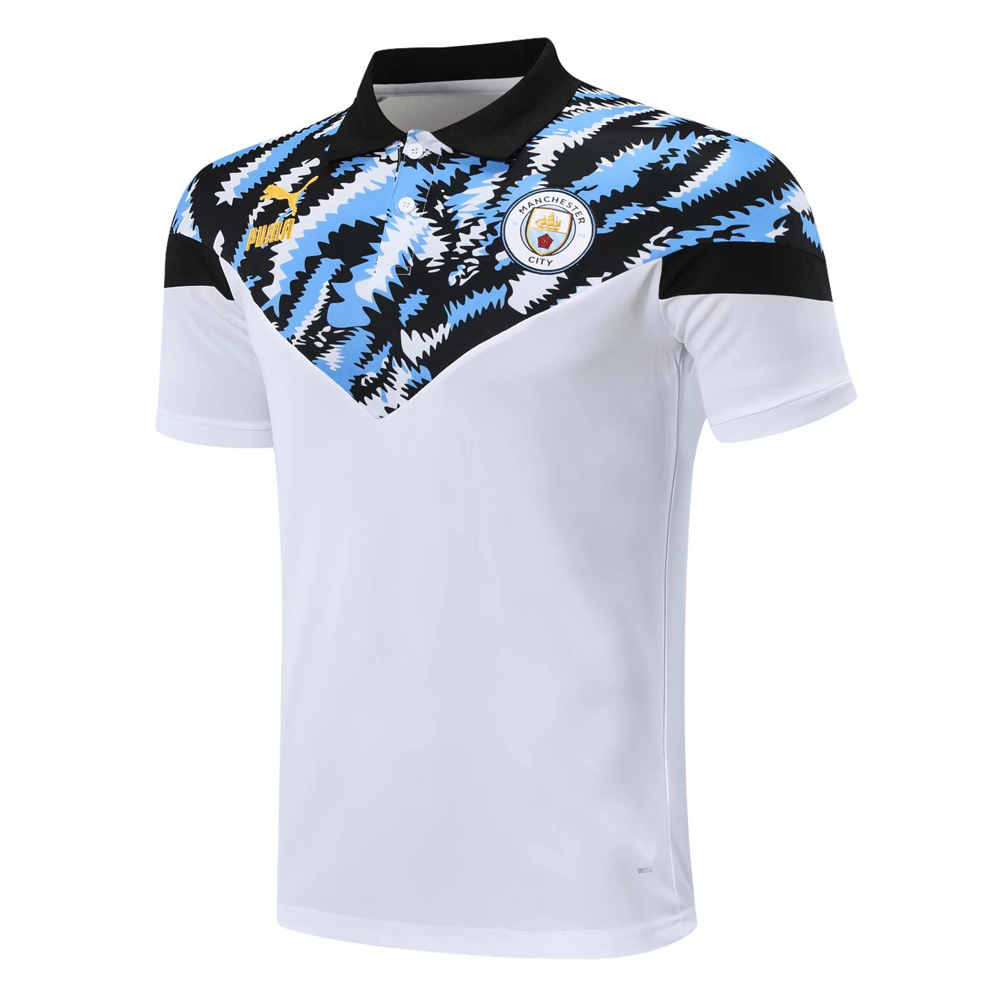 US$ 15.80 - Mens Manchester City Polo Shirt White 2020/21 - m ...