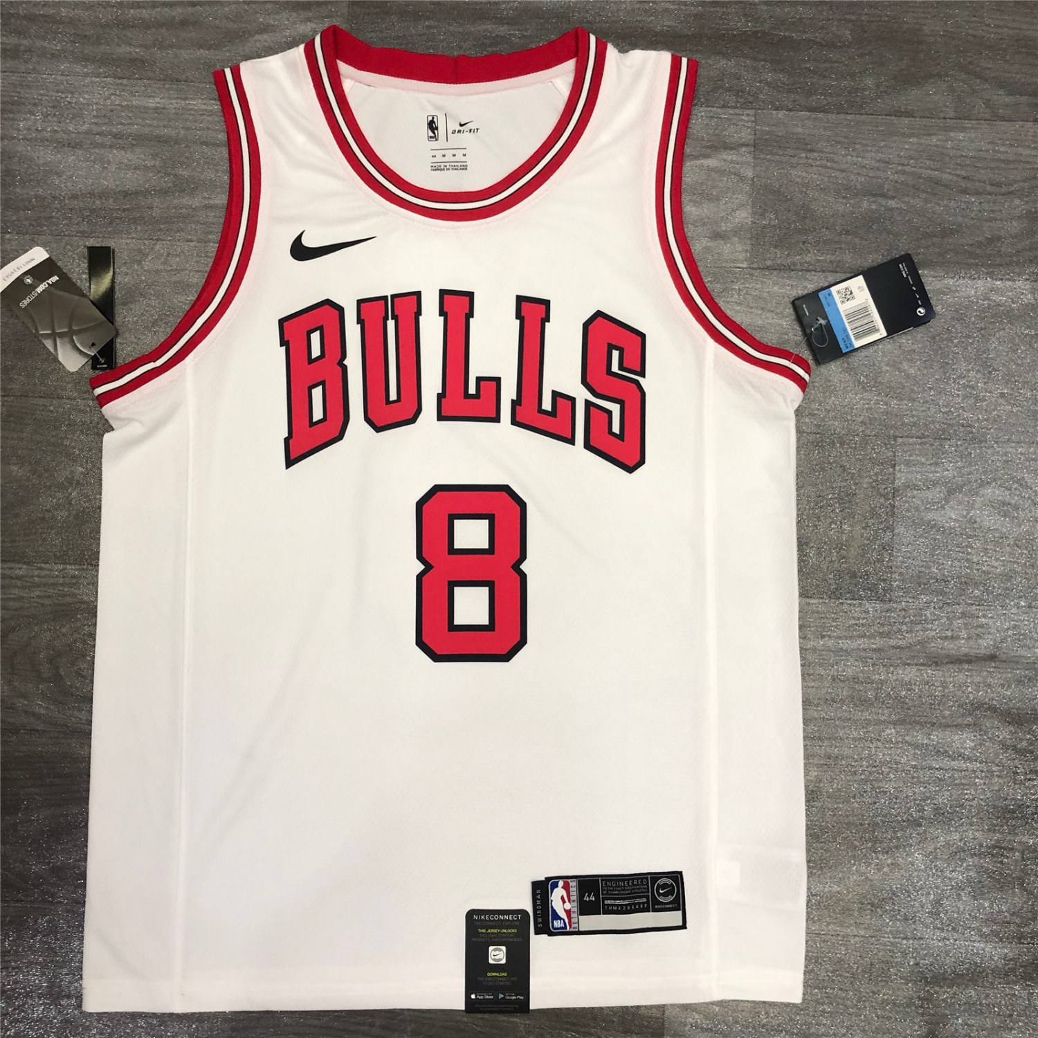 US$ 21.80 - Mens Chicago Bulls Nike White Swingman Jersey - Association ...