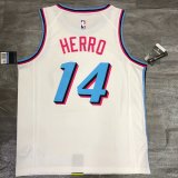 Mens Miami Heat Nike Vice White Swingman Jersey