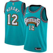 Mens Memphis Grizzlies Nike Turquoise Hardwood Classics Finished Swingman Jersey