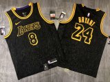 Mens Los Angeles Lakers Nike Black Mamba Collection Swingman Jersey - City Edition