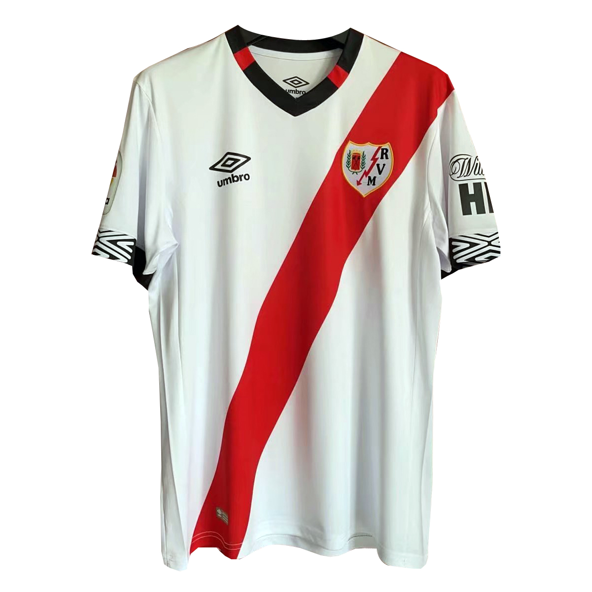 US$ 15.80 - Rayo Vallecano Home Jersey Mens 2020/21 - www.fcsoccerworld.com