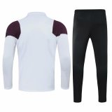 Mens PSG Training Suit White - Purple II 2020/21
