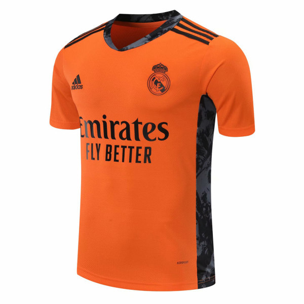 US$ 15.80 - Real Madrid Goalkeeper Orange Jersey Mens 2020 ...