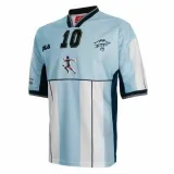 Retro Argentina Farewell Diego Maradona Testimonial Jersey Mens 2001